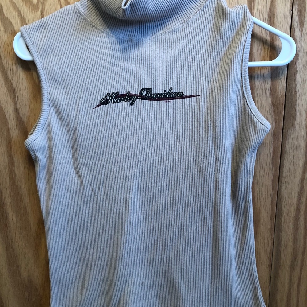 Sleeveless Harley Davidson top